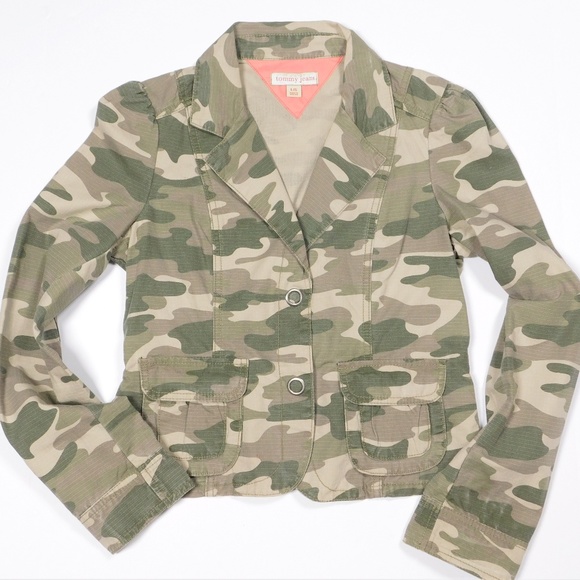 Tommy Jeans Tommy Hilfiger Camouflage Jacket L - Picture 1 of 4